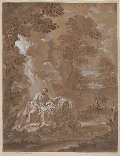 The Rest on the Flight into Egypt, by Carlo Antonio Tavella