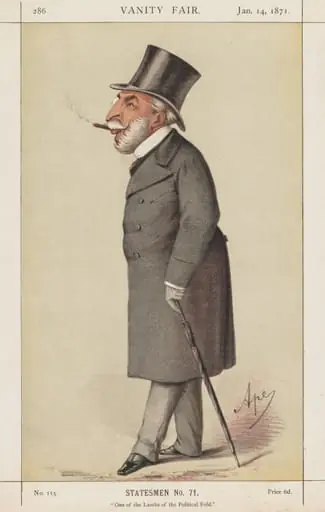 Vanity Fair: Statesman, No. 71 "One of the Lambs of the Political Fold", by Carlo (Ape) Pellegrini