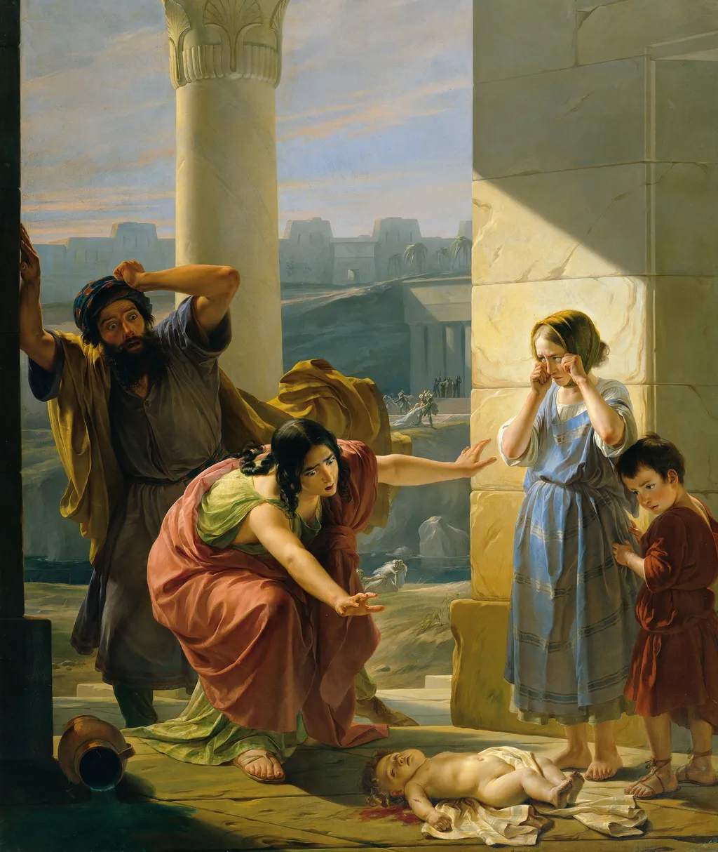 Massacre of the Innocents, by Carlo Arienti, oil, 1842