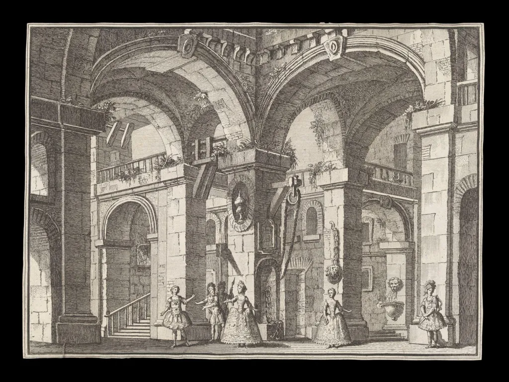 H Beard Print Collection, by Carlo Bibiena, 1772