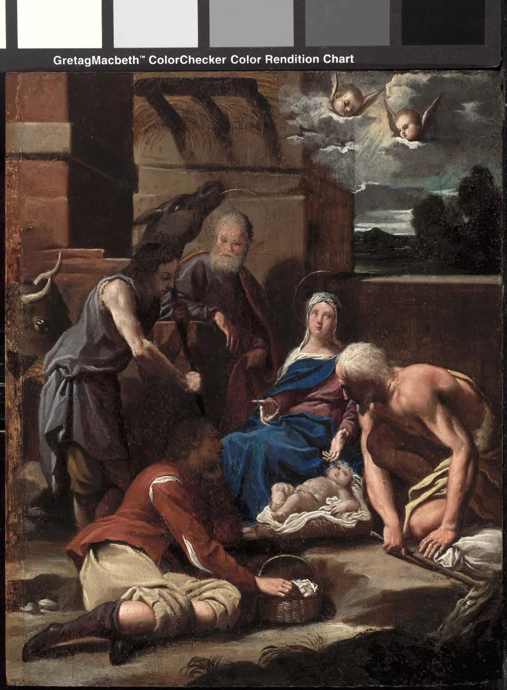 Adoration of the Shepherds, by Carlo Bononi, unspecified, 1615