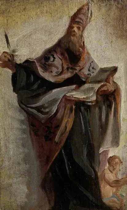 St Augustine, by Carlo Carlone