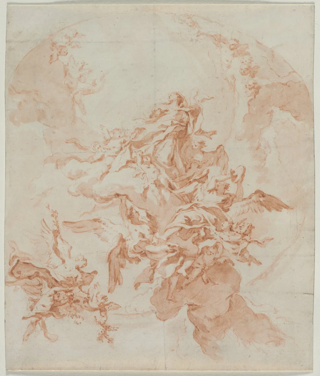 The Assumption of the Virgin, by Carlo Carlone, 1754