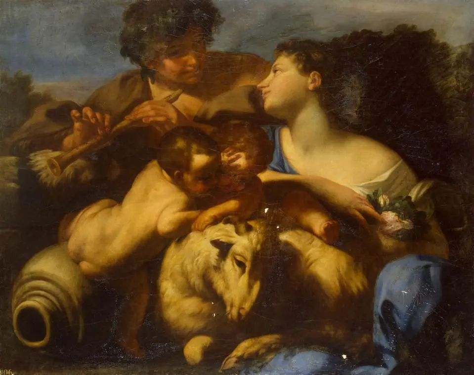 Shepherd and Shepherdess, by Carlo Cignani