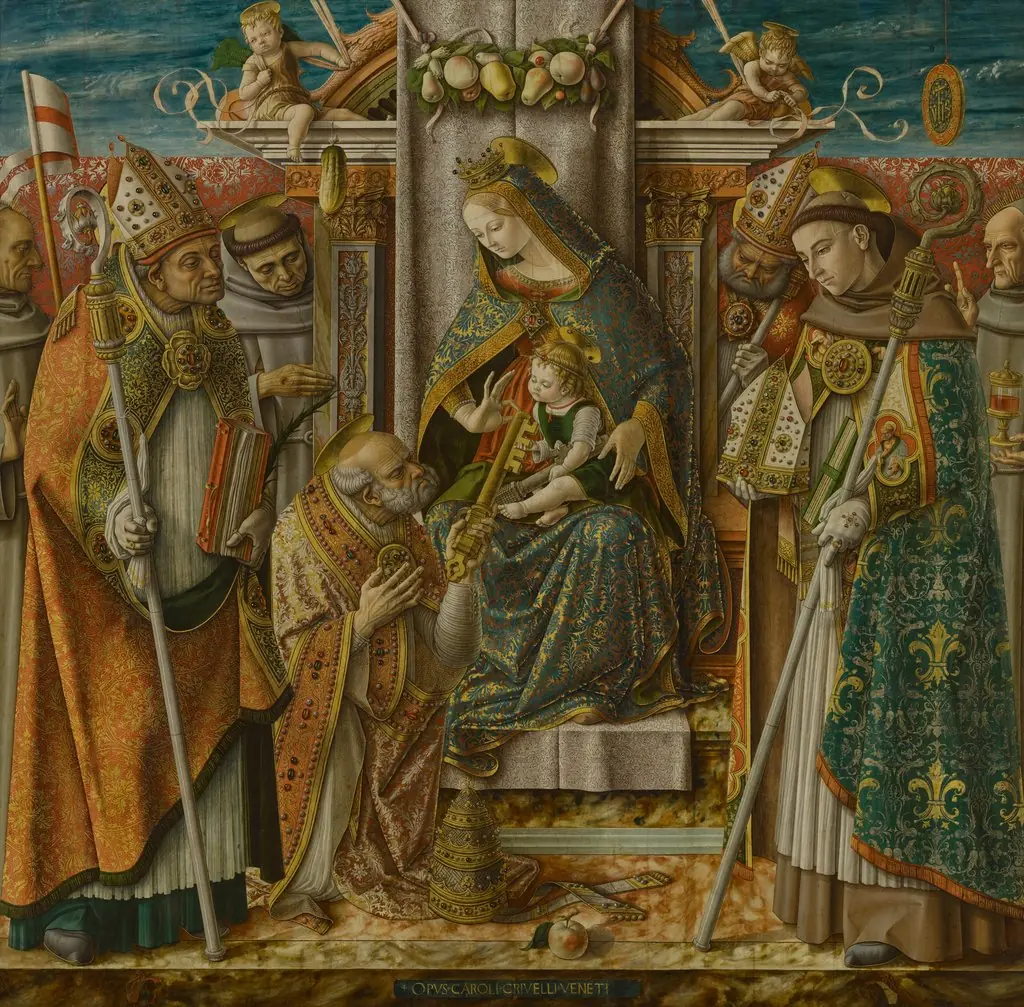 Madonna and Child Enthroned with Saints