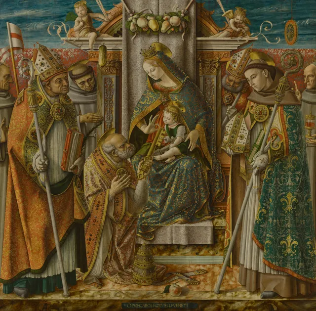 Madonna and Child Enthroned with Saints