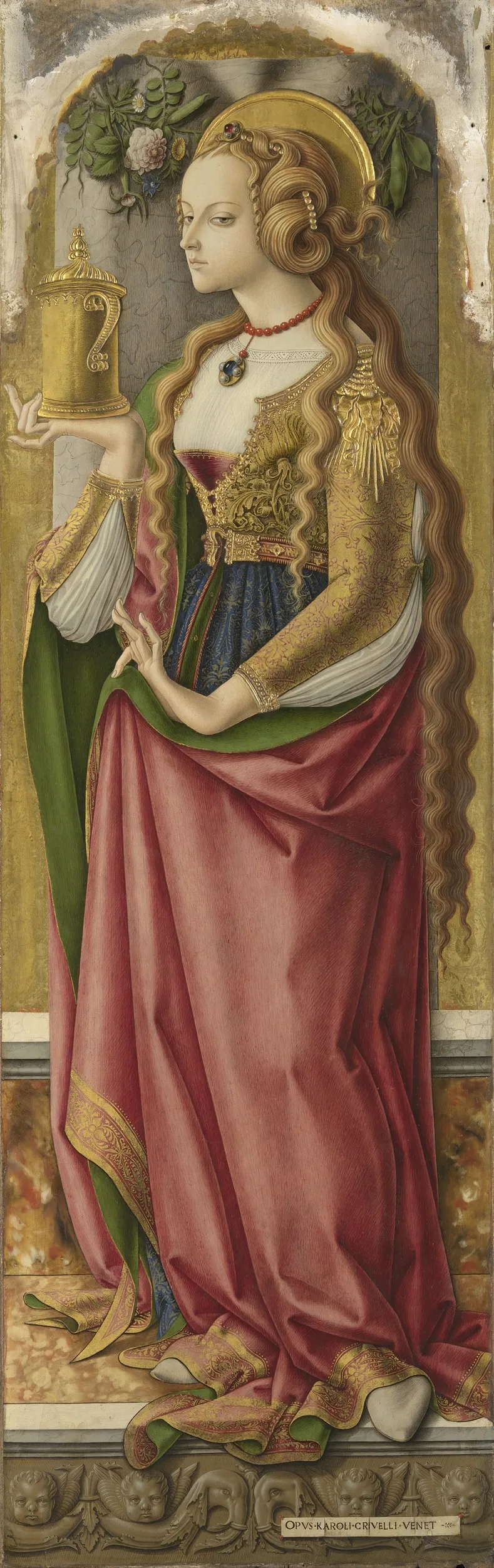 Mary Magdalen, by Carlo Crivelli, 1490