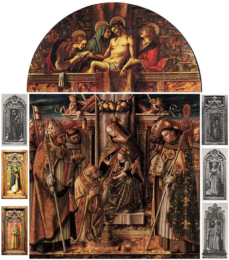 Pala di San Pietro di Muralto, by Carlo Crivelli