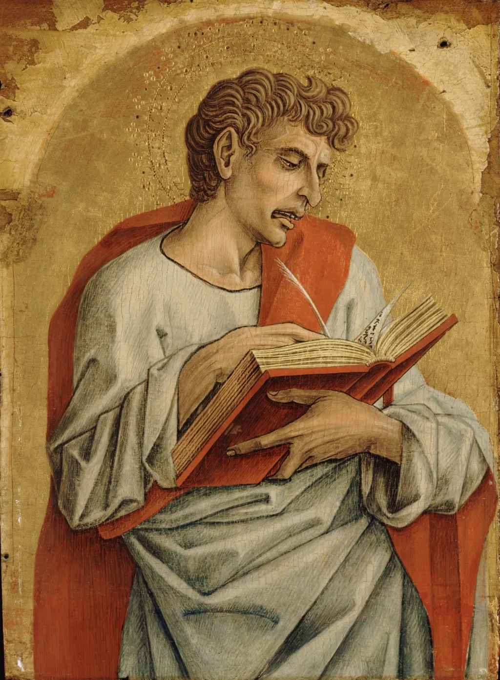 Saint John the Evangelist, by Carlo Crivelli, tempera, 1471