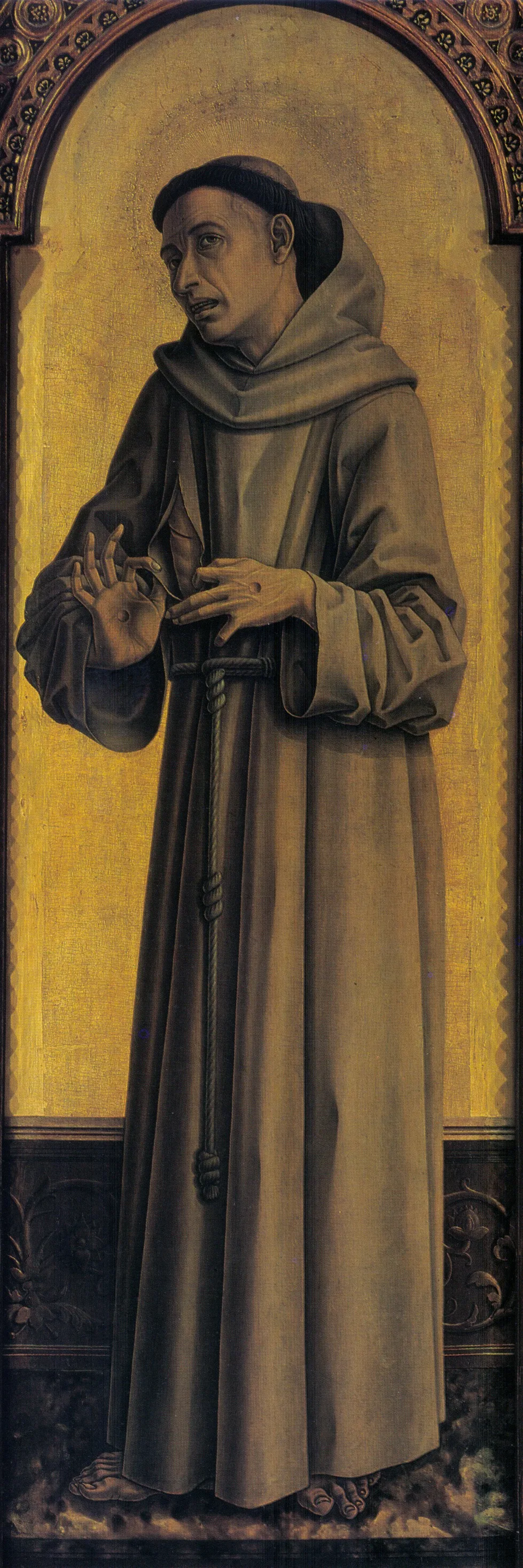 San Francesco, by Carlo Crivelli, tempera, 1471