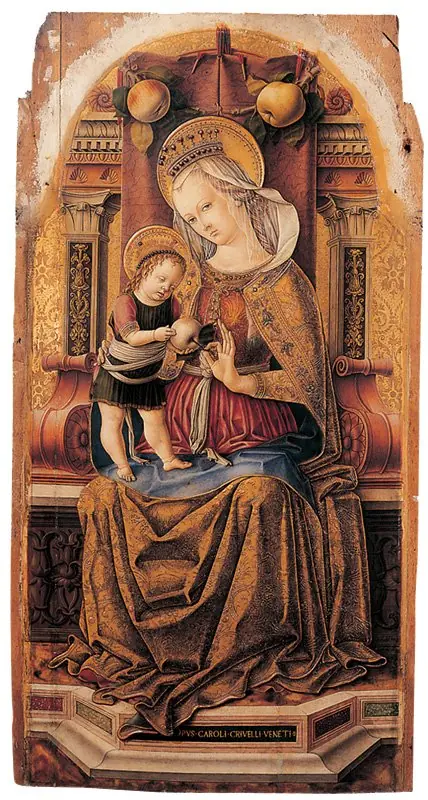 The Virgin and Child Enthroned, by Carlo Crivelli
