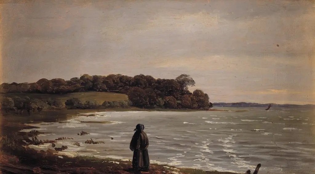 At the Præstø Fjord in the wind, by Carlo Dalgas