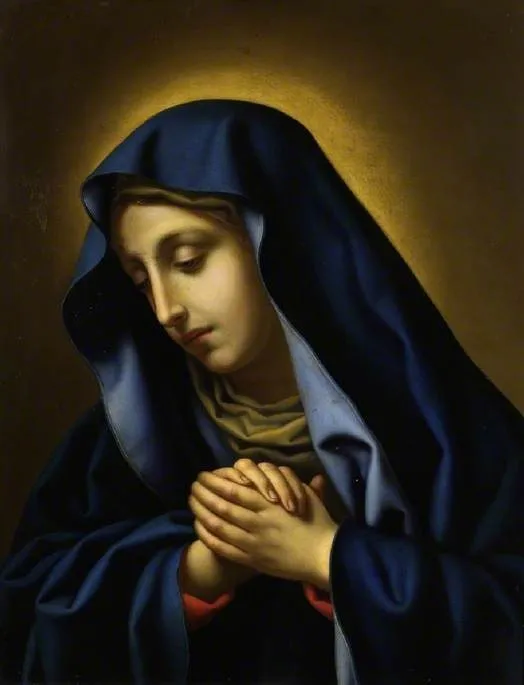 Mater Dolorosa, by Carlo Dolci, oil, 1661