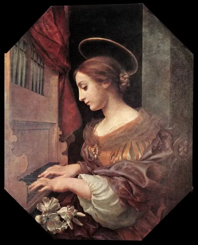 St Cecilia at the Organ, by Carlo Dolci