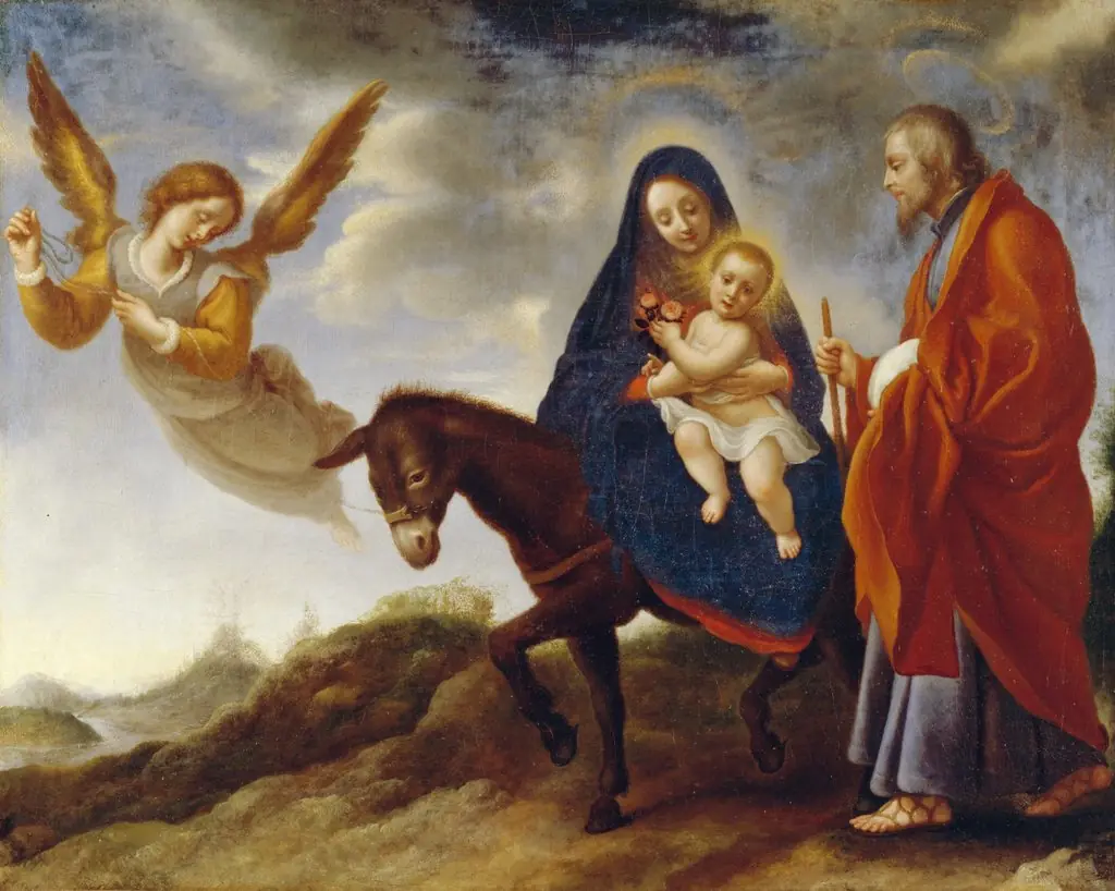 The Flight into Egypt, by Carlo Dolci