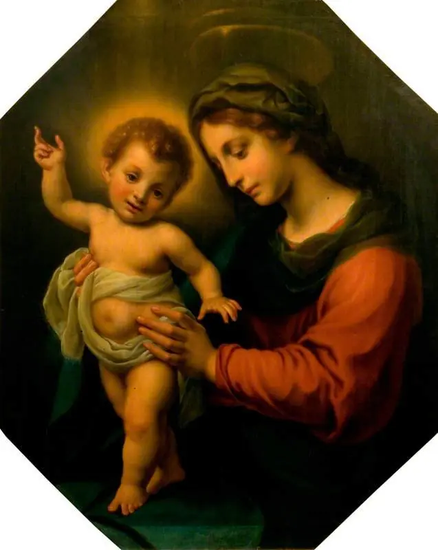 The Virgin Holding the Standing Infant, by Carlo Dolci