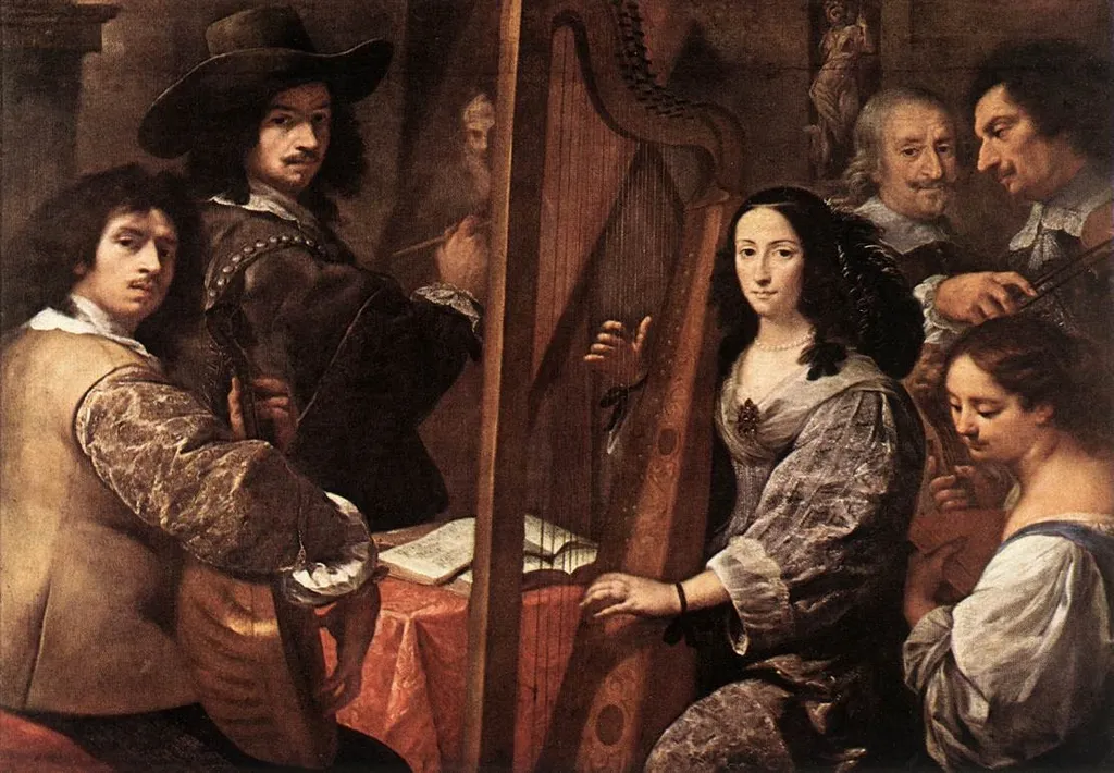 The Artist and his Family, by Carlo Francesco Nuvolone, oil, 1650