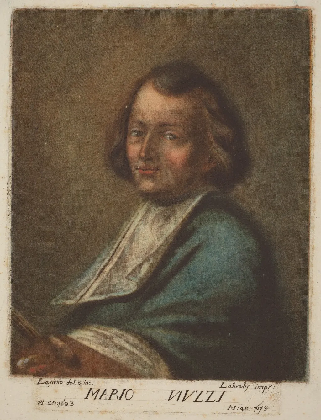 Mario Nuzzi, by Carlo Lasinio, ink, 1789