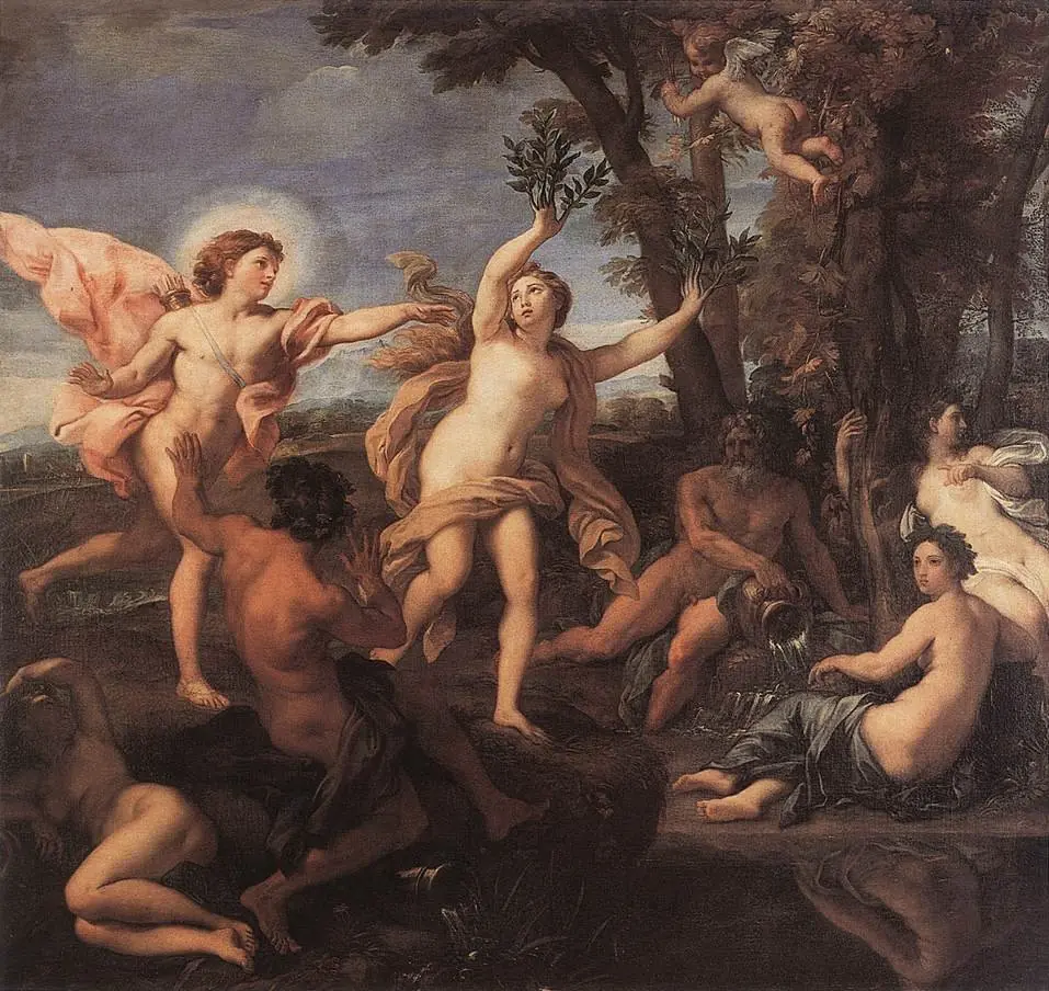 Apollo Chasing Daphne, by Carlo Maratta