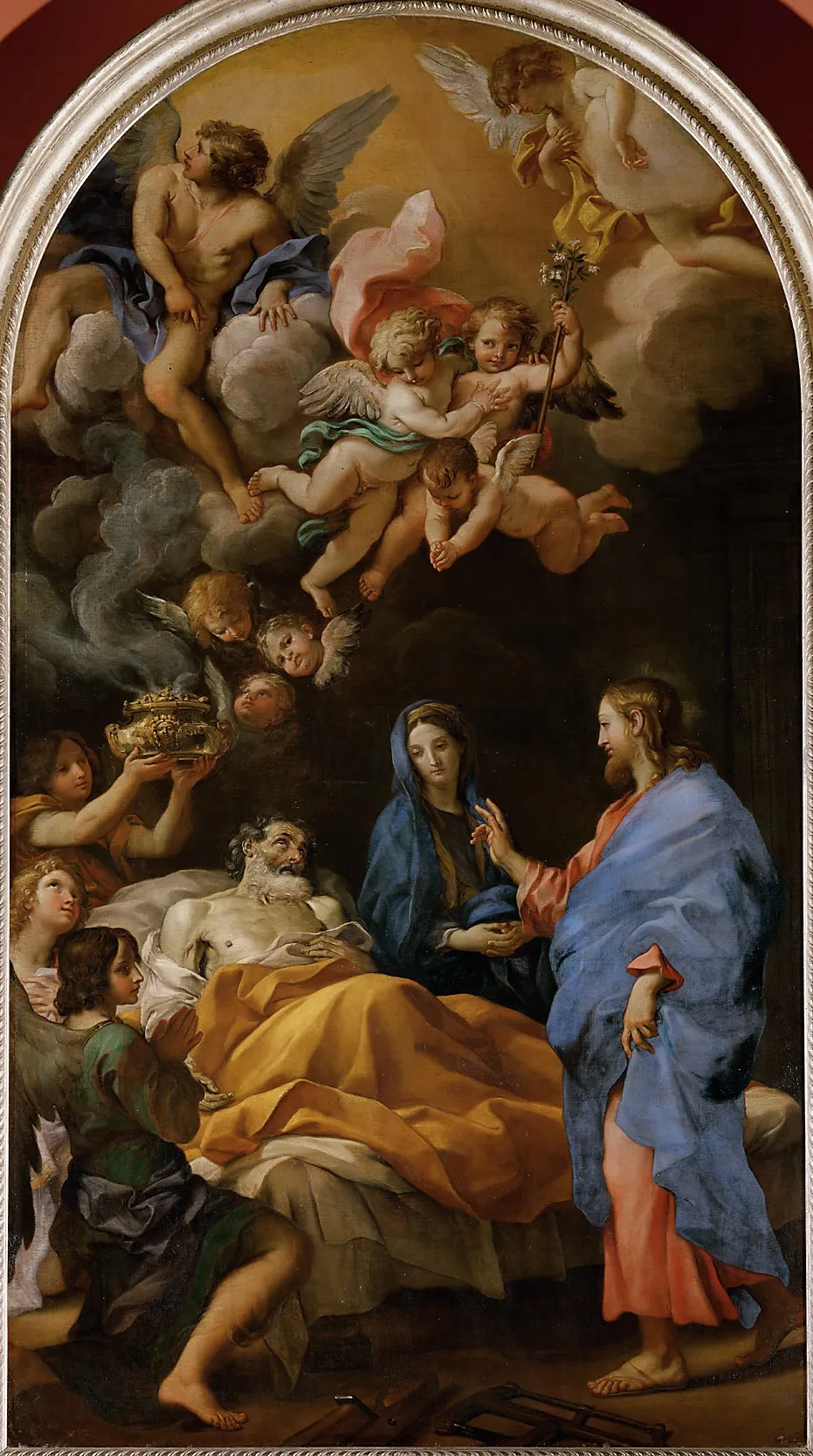 Death of Saint Joseph, by Carlo Maratta, unspecified, 1688