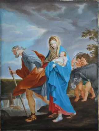 Fuga în Egipt, by Carlo Maratta