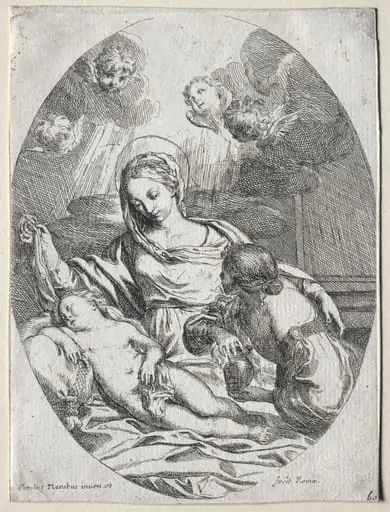 Madonna and Child with the Magdalen, by Carlo Maratta