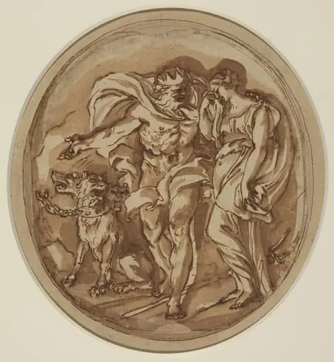 Pluto Bringing Proserpine to the Gates of Hell, by Carlo Maratta