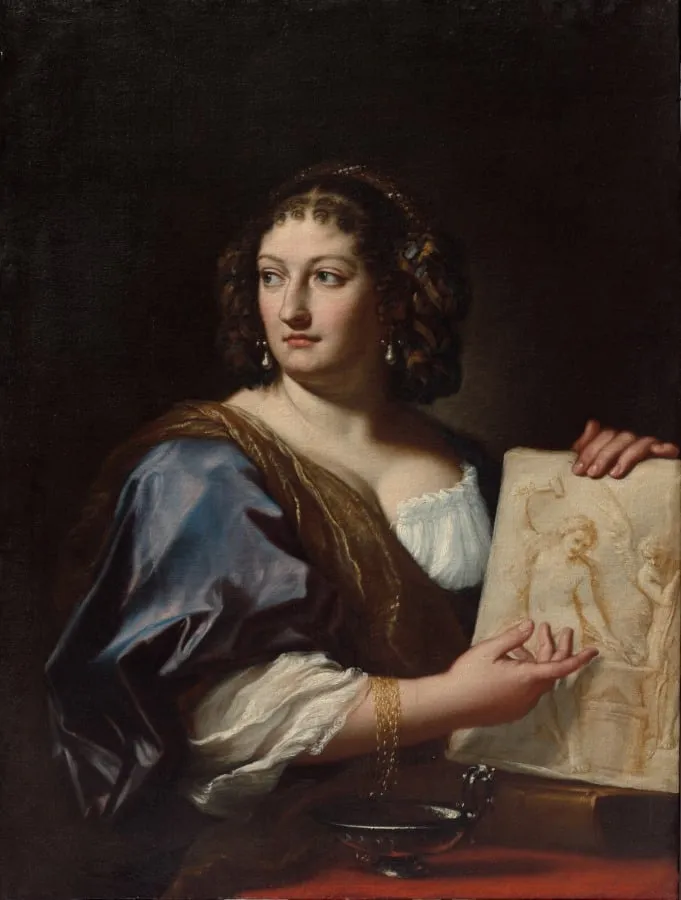 Portrait of Francesca Gommi Maratti, by Carlo Maratta, unspecified, 1701