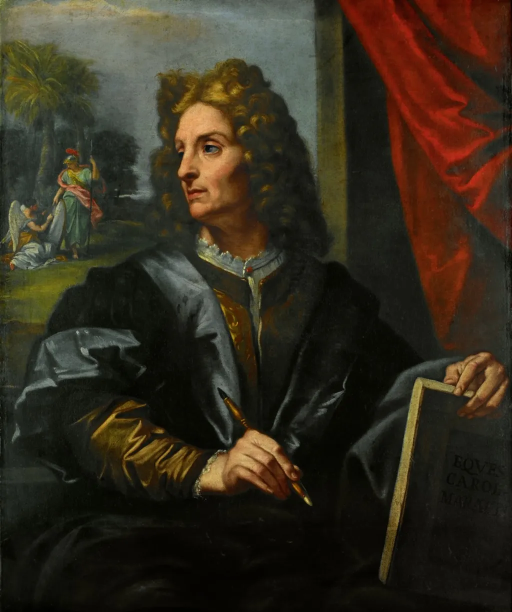 Self-portrait, by Carlo Maratta, oil, 1696