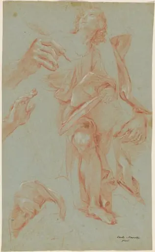 Studies of Saint James the Greater, by Carlo Maratta