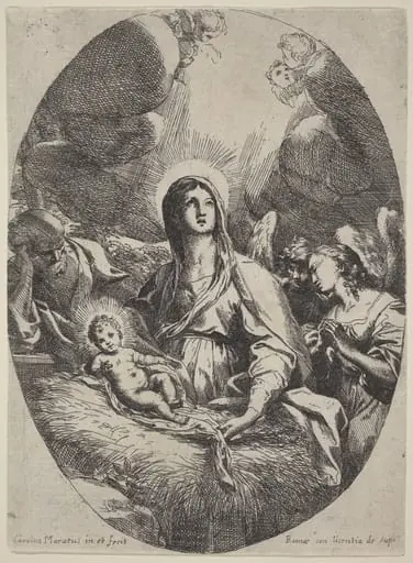 The Holy Family with Angels, by Carlo Maratta
