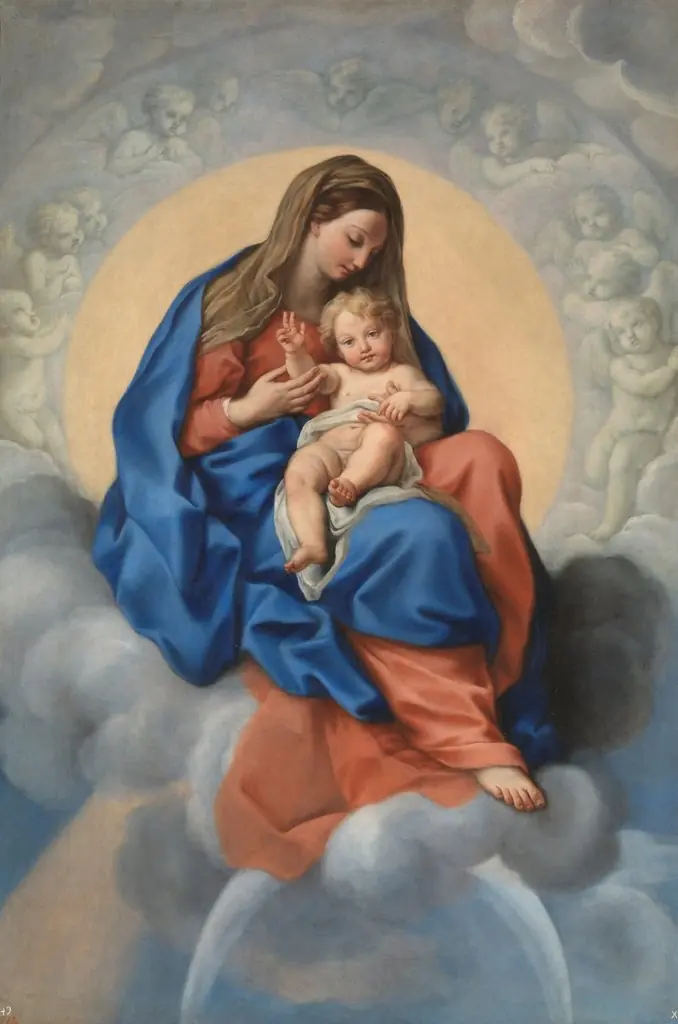 The Virgin and Child in Glory, by Carlo Maratta