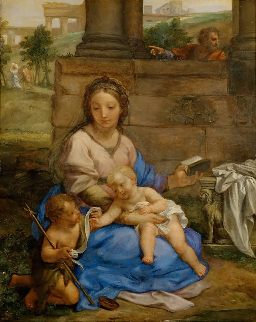 Virgin and Child with St John