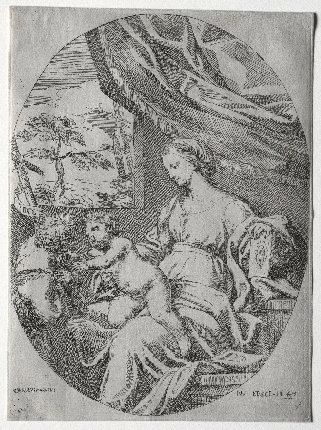 Virgin and Child with the Infant St. John, by Carlo Maratta, 1647