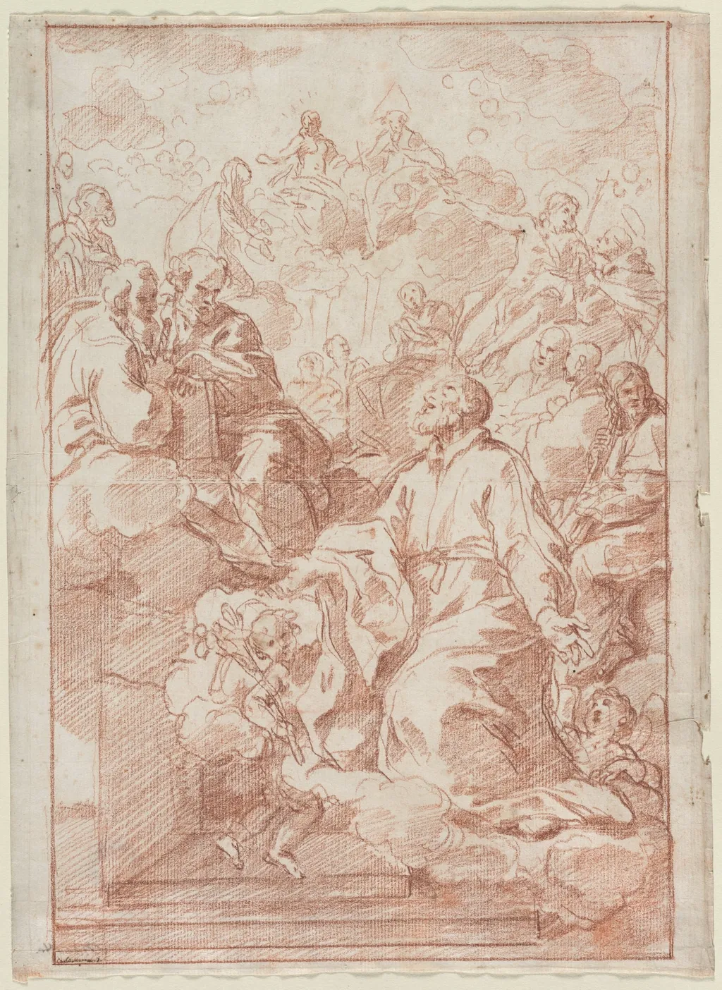 Vision of St. Philip Neri, by Carlo Maratta, 1674