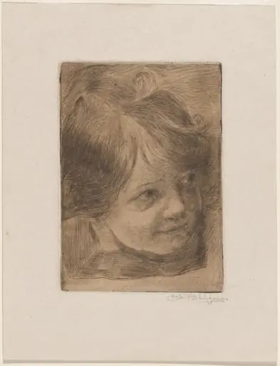 Little Girl Smiling, by Carlo Paolo Agazzi