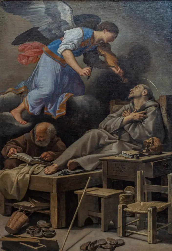 Vision of Saint Francis, by Carlo Saraceni