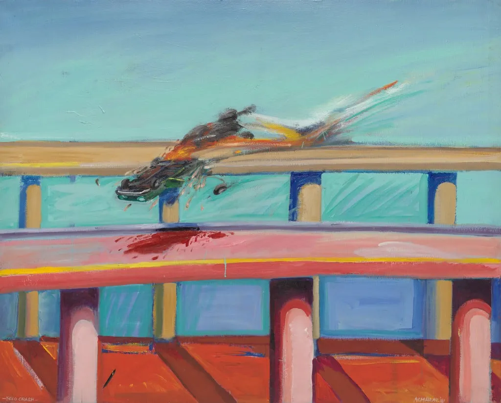 Untitled, by Carlos Almaraz, acrylic, 1981