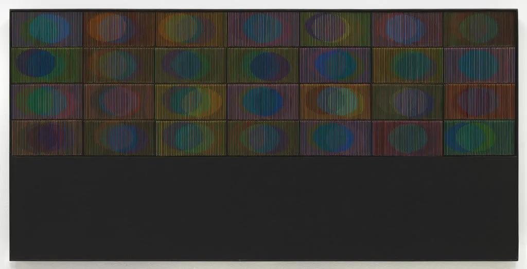 Untitled, by Carlos Cruz-Diez, wood, 1964