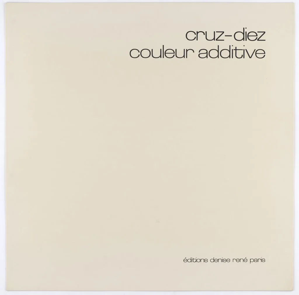 Untitled, by Carlos Cruz-Diez, ink, 1970