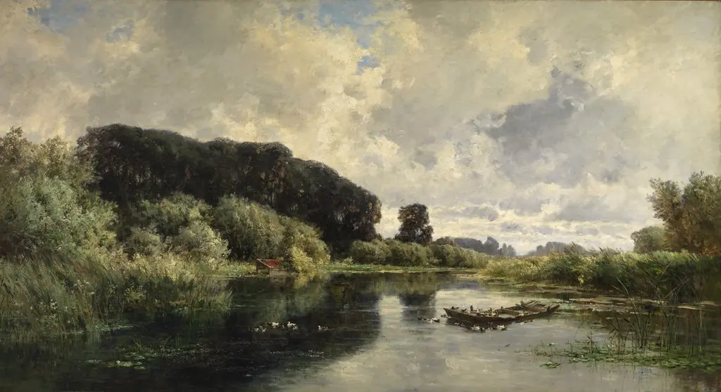 Cercanías de Vriesland (Holanda), by Carlos de Haes