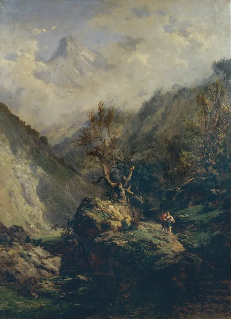 Mountains in Asturias, by Carlos de Haes