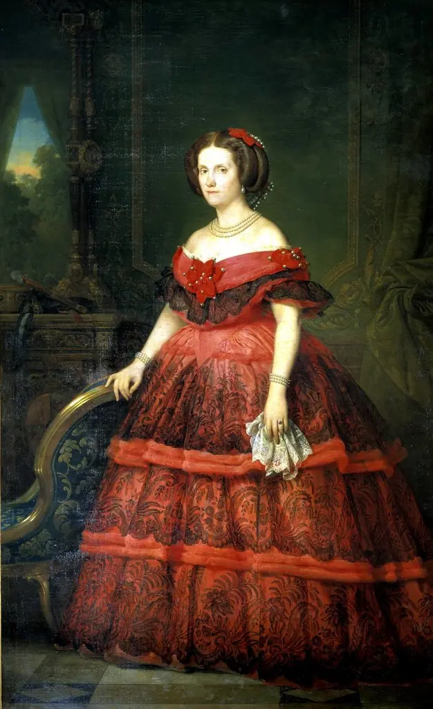 Infanta Isabel of Spain, Countess Gurowski, by Carlos Luis de Ribera y Fieve