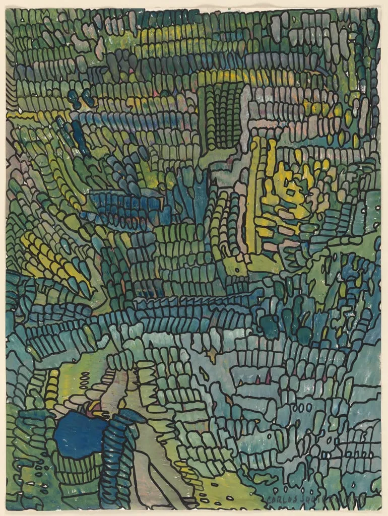 Untitled, by Carlos Maria Miguel Squirru, tempera, 1957