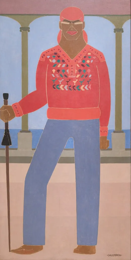 Untitled, by Carlos Mérida, oil, 1918