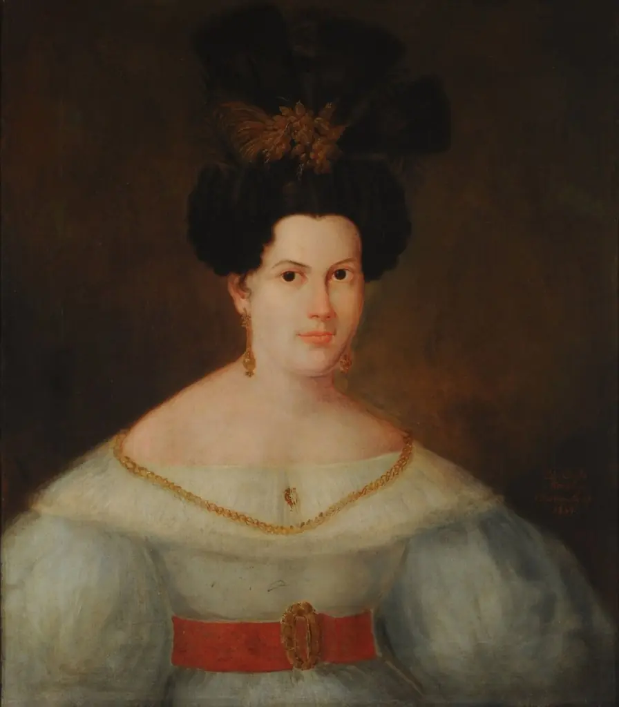 Portrait of Doña Macedonia Escardo, by Carlos Morel
