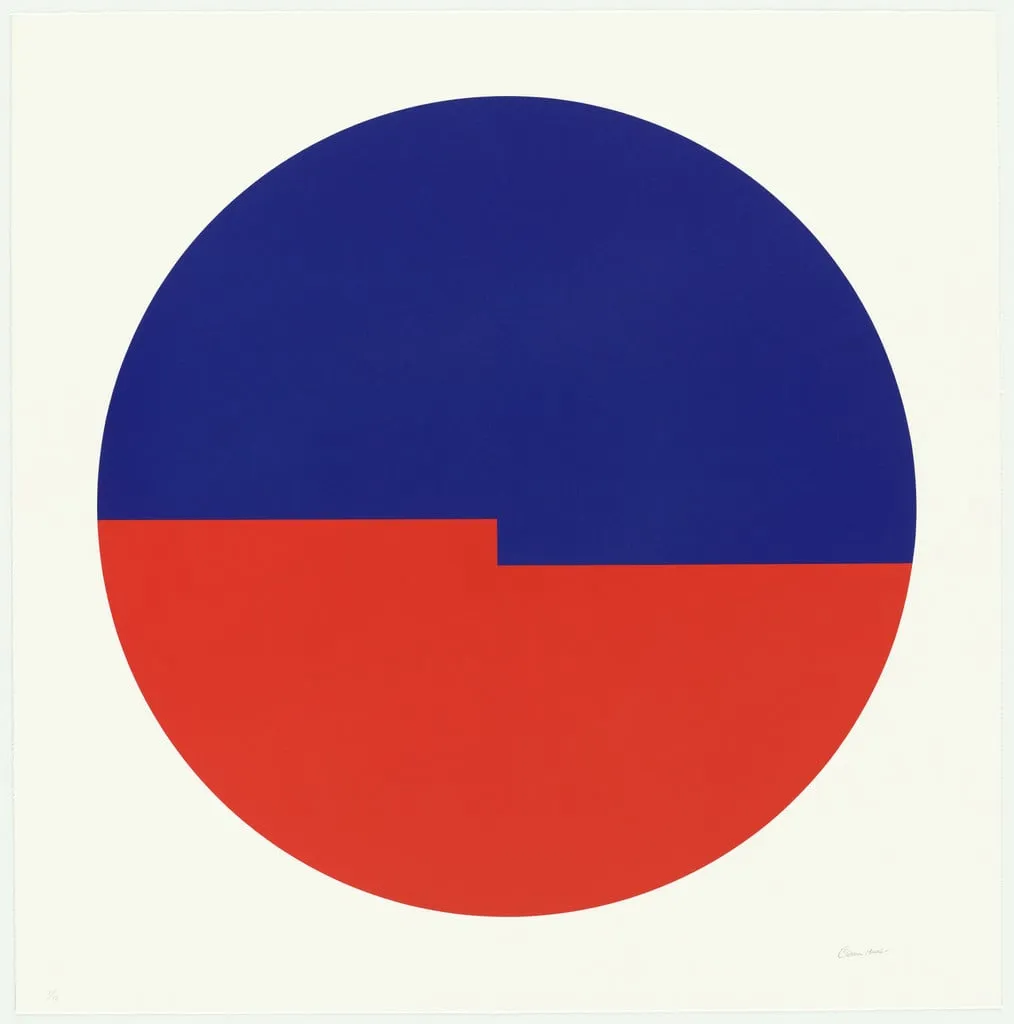 Untitled, by Carmen Herrera, ink, 2019