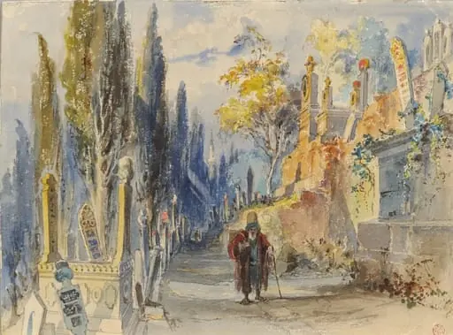 Cimitir turcesc, by Carol Pop de Szathmári