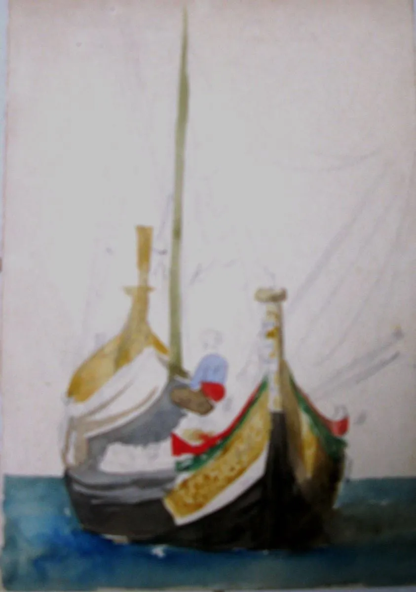 Caiac turcesc, by Carol Popp de Szathmári, 1850