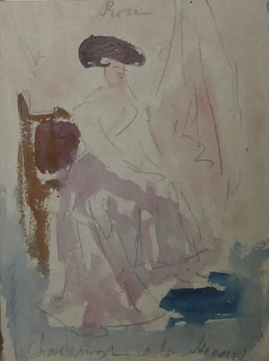 Femeie în interior, by Carol Popp de Szathmári